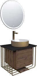 Grossman Мебель для ванной Винтаж 70 GR-5010GW веллингтон/металл золото – фотография-1